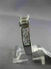 WIDE 3.0CT PRINCESS & BAGUETTE DIAMOND 14KT WHITE GOLD 3 STONE ENGAGEMENT RING