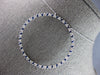 LARGE 1.11CT DIAMOND & AAA SAPPHIRE 14KT WHITE GOLD CIRCLE OF LIFE FUN NECKLACE
