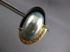 EXTRA LARGE AAA ONYX & TAHITIAN PEARL 14KT YELLOW GOLD HANGING EARRINGS #27183