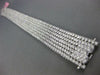 ESTATE LARGE 12.81CT DIAMOND 18KT WHITE GOLD 3D MULTI ROW CUFF TENNIS BRACELET