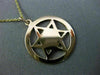 ESTATE 14K YELLOW GOLD 3D HANDCRAFTED STAR OF DAVID ZION FILIGREE PENDANT #26157