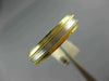 ESTATE WIDE PLATINUM & 18KT YELLOW GOLD MILGRAIN ETERNITY ANNIVERSARY RING 19309