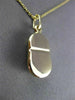 ESTATE 14KT YELLOW GOLD SHINY BABY DRESS SHOE CHARM PENDANT & CHAIN #23512