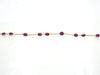 ESTATE 8.25CT AAA RUBY 14KT YELLOW GOLD 3D OVAL BY THE YARD CLASSIC FUN BRACELET