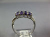 ESTATE LARGE 3.32CT DIAMOND & AAA AMETHYST 14KT WHITE GOLD 3D SQUARE FUN RING