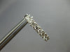 ESTATE .84CT DIAMOND 14KT WHITE GOLD CLASSIC ROUND OVAL HUGGIE HANGING EARRINGS