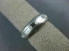 ESTATE WIDE .68CT BAGUETTE DIAMOND PLATINUM 3D 5 STONE CHANNEL ANNIVERSARY RING