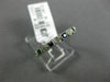 .34CT DIAMOND & AAA SAPPHIRE 14K WHITE GOLD FILIGREE MILGRAIN ANNIVERSARY RING