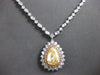 EXTRA LARGE 17.07CT MULTI COLOR DIAMOND 18KT WHITE & ROSE GOLD PRINCESS NECKLACE