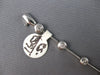 ESTATE .52CT DIAMOND 14K WHITE GOLD ROUND BEZEL BY THE YARD LOVE TENNIS BRACELET