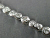 ESTATE 1.79CT DIAMOND 14KT WHITE GOLD PAST PRESENT FUTURE ETOILE BRACELET #18270