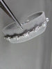 ANTIQUE 14KT WIDE 1.04CTW DIAMOND FILIGREE SQUARE & ROUND BRACELET