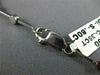 ESTATE 1.05CT DIAMOND 14KT WHITE GOLD 3D CLASSIC LINE BEZEL NECKLACE #21542