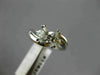 ESTATE .30CT DIAMOND 18KT WHITE GOLD 3D WAVE SEMI MOUNT ENGAGEMENT RING #11637
