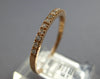 .16CT DIAMOND 14KT ROSE GOLD 3D ROUND SEMI ETERNITY WEDDING ANNIVERSARY RING