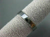 ESTATE .72CT DIAMOND 14K WHITE GOLD PRINCESS CUT SQUARE MENS GYPSY RING #14192