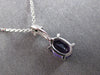 .61CT DIAMOND & AAA AMETHYST 14KT WHITE GOLD OVAL & ROUND FUN FLOATING PENDANT