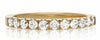.54CT DIAMOND 14KT YELLOW GOLD 3D ROUND 11 STONE SEMI ETERNITY ANNIVERSARY RING