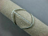 ESTATE LARGE .34CT DIAMOND 18KT WHITE GOLD 3D HANDCRAFTED DOUBLE ROW LOVE RING