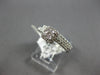 .40CT DIAMOND 14KT WHITE GOLD CLASSIC ROUND SQUARE ENGAGEMENT WEDDING RING SET