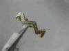 ESTATE .26CT DIAMOND 14KT WHITE & ROSE GOLD 3D ZIG ZAG DIAMOND ETERNITY FUN RING
