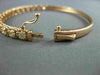 ANTIQUE WIDE 1.85CT DIAMOND 18KT ROSE GOLD CLASSIC FILIGREE BANGLE BRACELET F/G