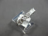 WIDE 1.16CT DIAMOND 14KT WHITE GOLD PRINCESS INVISIBLE WEDDING ANNIVERSARY RING