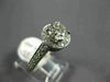 ESTATE LARGE 1.98CT DIAMOND 18KT WHITE GOLD 3D CLASSIC FILIGREE ENGAGEMENT RING