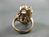ANTIQUE LARGE 1.2CT OLD MINE DIAMOND & AAA RUBY 14K WHITE & ROSE GOLD RING 22916