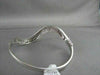 ANTIQUE 5.25CTW WIDE 14KT WHITE GOLD WAVY DIAMOND BANGLE BRACELET AMAZING!!!!!!