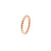 ESTATE 14KT ROSE GOLD 3D CLASSIC MULTI BEAD FUN ANNIVERSARY RING