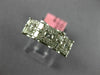 WIDE .95CT DIAMOND 18KT WHITE GOLD ROUND & BAGUETTE SQUARE HALO ANNIVERSARY RING