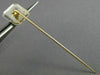 ANTIQUE .03CT OLD MINE DIAMOND 14KT 2 TONE GOLD OCTAGON FILIGREE LAPEL PIN 26194