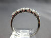 .90CT DIAMOND 14KT WHITE GOLD 3D ROUND 5 STONE CHANNEL WEDDING ANNIVERSARY RING