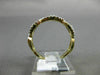 ESTATE .33CT DIAMOND 14KT YELLOW GOLD THREE STONE SEMI ETERNITY ANNIVERSARY RING