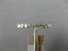 ESTATE .52CT DIAMOND 18K WHITE GOLD 3D ROUND 3mm BEZEL ETERNITY ANNIVERSARY RING