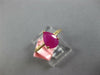 ESTATE 1.63CT RUBY 14KT YELLOW GOLD 3D CLASSIC PEAR SHAPE SOLITAIRE FUN RING