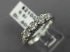 ESTATE .60CT DIAMOND 14KT WHITE GOLD 3 STONE WEDDING ANNIVERSARY RING #22946