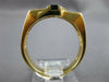 0.03 DIAMOND & AAA ONYX 14KT YELLOW GOLD 3D SOLITAIRE ETOILE CRISS CROSS FUN RING