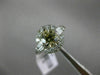 ANTIQUE 1.25CT WHITE & CHOCOLATE FANCY DIAMOND PLATINUM 3 STONE ENGAGEMENT RING
