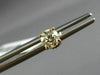 ESTATE .87CT ROUND DIAMOND 14KT YELLOW GOLD 4 PRONG SOLITAIRE STUD EARRINGS
