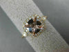 WIDE 1.48CT DIAMOND & AAA MORGANITE 14KT ROSE GOLD HALO FILIGREE ENGAGEMENT RING