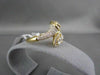 ANTIQUE WIDE DESIGNER 1.94CT DIAMOND 18KT Y GOLD RING