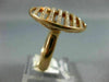 ESTATE LARGE .86CT DIAMOND 14KT ROSE GOLD 3D MULTI ROW OPEN FILIGREE FUN RING