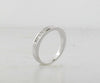 ESTATE .52CT DIAMOND 18KT WHITE GOLD CLASSIC PRINCESS CHANNEL ANNIVERSARY RING