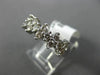 ESTATE .96CT ROUND DIAMOND 14K WHITE GOLD SEMI ETERNITY WEDDING ANNIVERSARY RING