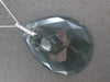 MASSIVE 200.35CT DIAMOND & AAA SMOKY TOPAZ 14K WHITE GOLD FLOATING PENDANT 27775