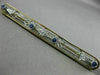 ANTIQUE LARGE .22CT OLD MINE DIAMOND & SAPPHIRE 14KT 2 TONE GOLD FILIGREE BROOCH