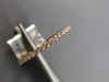 ESTATE .44CT DIAMOND 18K ROSE GOLD ROUND 1.5MM ETERNITY WEDDING ANNIVERSARY RING