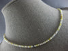 ESTATE 25.10CT MULTI COLOR DIAMOND 18KT WHITE GOLD 3D BY THE YARD FUN NECKLACE